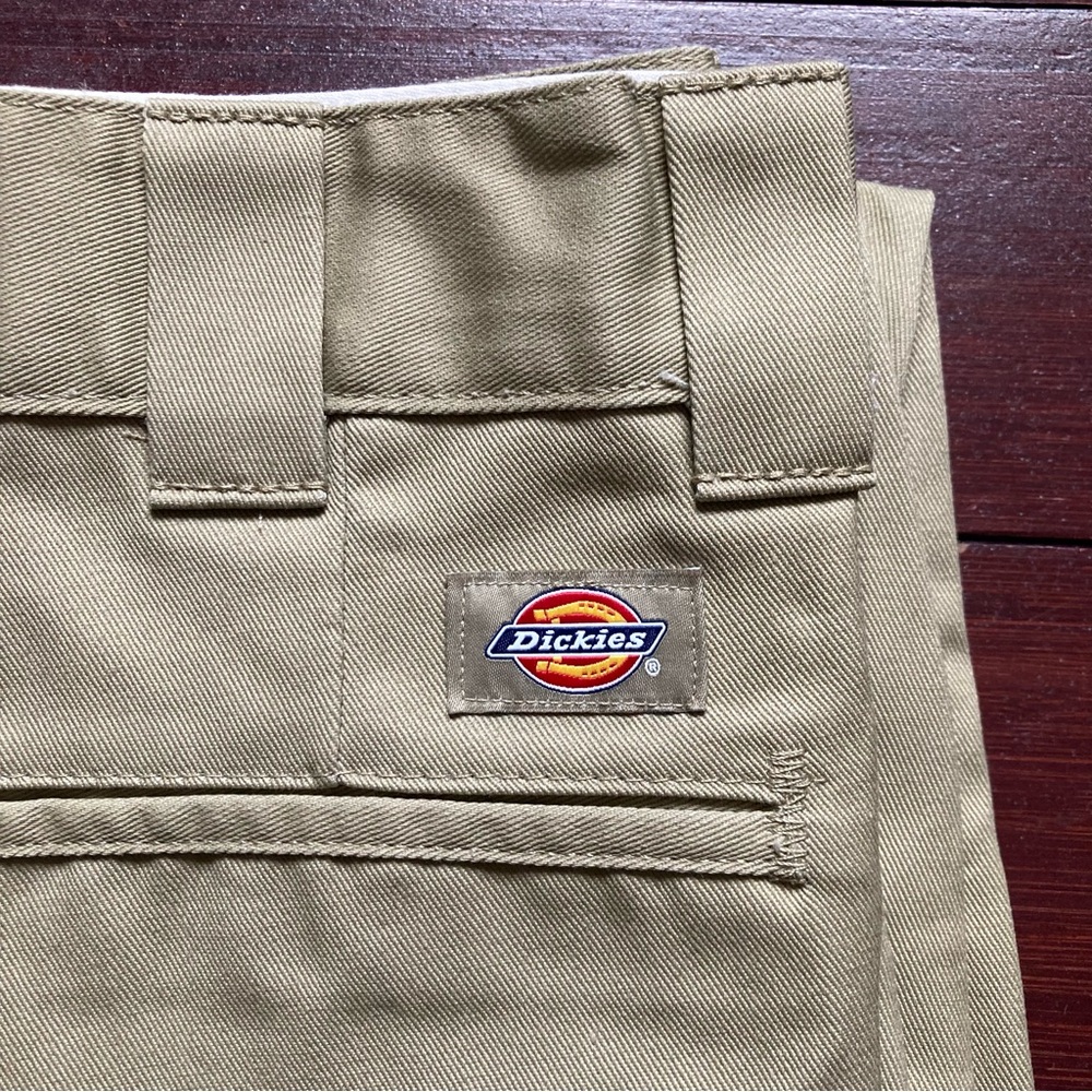 Dickies 30x30 Slim Straight Khaki Tan Work Pants